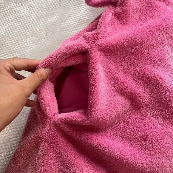 VS PINK ROYALTY HOODED ROBE (PINK + GOLD) - Picture 8 of 8